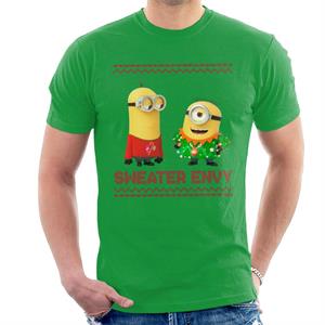 Minions Christmas Sweater Envy Men's T-Shirt