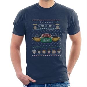 Friends Christmas Central Perk Men's T-Shirt