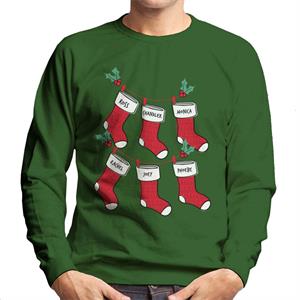 Friends Christmas Stockings Men's Sweatshirt