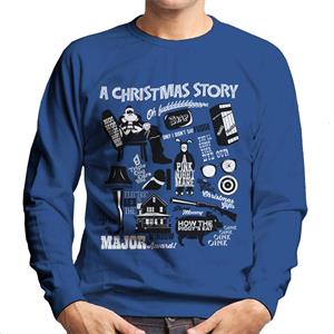 A Christmas Story Quote Montage Men's Sweatshirt