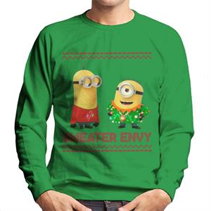 Minions Christmas Sweater Envy Men's Sweatshirt