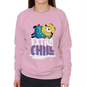 Minions Christmas Extra Chill Women's Sweatshirt