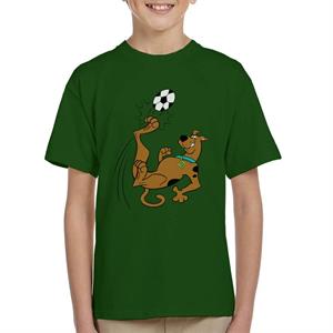 Scooby Doo Football Over Head Kick Kid's T-Shirt