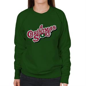 A Christmas Story Cinematic Logo Women's Sweatshirt