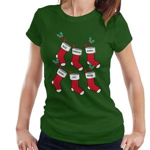 Friends Christmas Stockings Women's T-Shirt