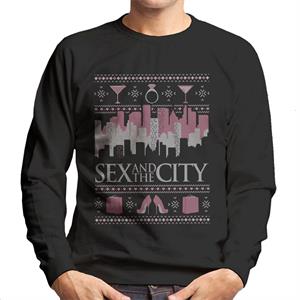 Sex and The City Christmas Pattern Men's Sweatshirt