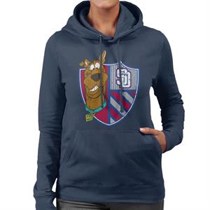 Scooby Doo Sports Crest Women's Hooded Sweatshirt