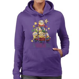 Minions Christmas It's The Spirit That Counts Women's Hooded Sweatshirt