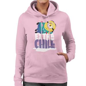 Minions Christmas Extra Chill Women's Hooded Sweatshirt