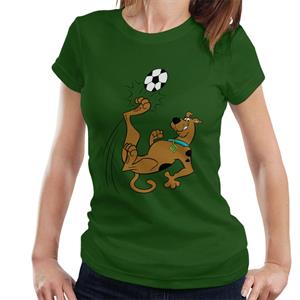 Scooby Doo Football Over Head Kick Women's T-Shirt