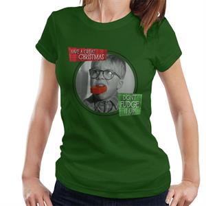 A Christmas Story Ralphie Don't Fudge It Up Women's T-Shirt