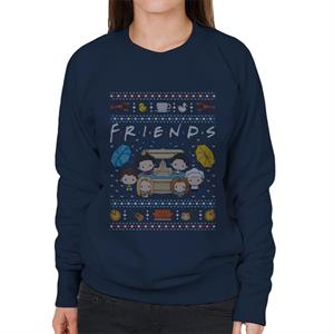 Friends Christmas Opening Scene Women's Sweatshirt