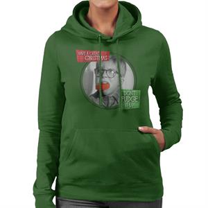 A Christmas Story Ralphie Don't Fudge It Up Women's Hooded Sweatshirt