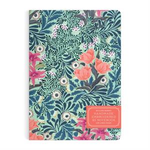 William Morris Bower Handmade Embroidered B5 Journal by William Morris