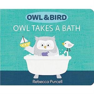 Owl  Bird Owl Takes a Bath by Rebecca Purcell