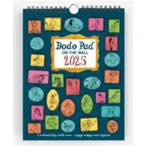 Dodo Pad On The Wall 2025  Calendar Year Wall Hanging Week to View Calendar Organiser by Lord Dodo