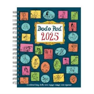 The Dodo Pad Original Desk Diary 2025 HARDCOVER Week to View Calendar Year Diary by Lord Dodo