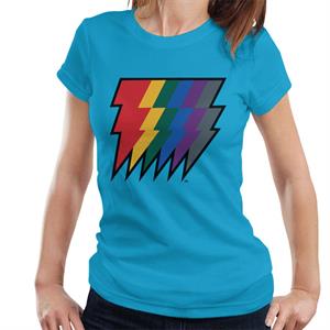 Shazam Fury of the Gods The 6 Powers Lightning Bolts Women's T-Shirt