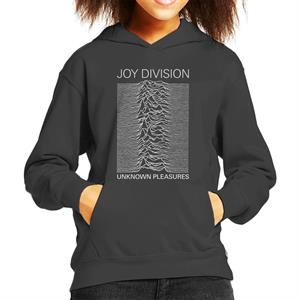 Joy Division Unknown Pleasures Album Art Kid's Hooded Sweatshirt