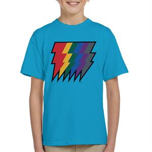 Shazam Fury of the Gods The 6 Powers Lightning Bolts Kid's T-Shirt