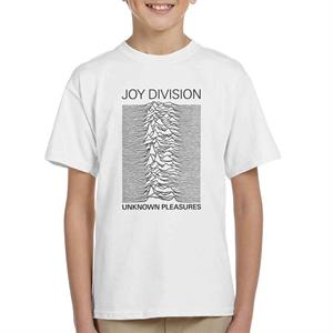 Joy Division Black Unknown Pleasures Album Art Kid's T-Shirt