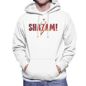 Shazam Cinematic Lightning Bolt Logo Men's Hooded Sweatshirt