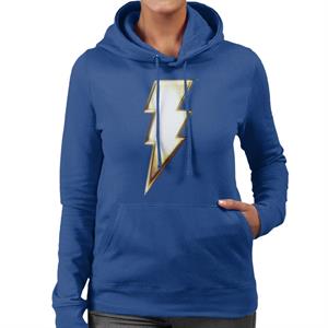 Shazam Lightning Bolt Women's Hooded Sweatshirt