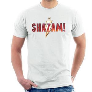 Shazam Cinematic Lightning Bolt Logo Men's T-Shirt