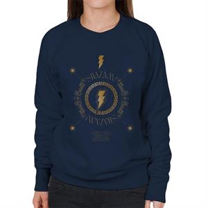 Shazam Fury of the Gods 6 Powers Art Women's Sweatshirt