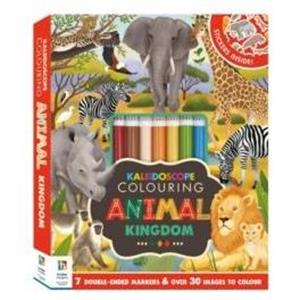 Kaleidoscope Colouring Kit Animal Kingdom by Hinkler Pty Ltd