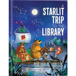 A Starlit Trip to the Library by Juliana LveillTrudel