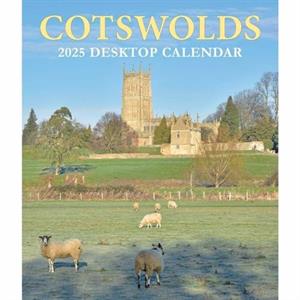 Cotswolds Large Desktop Calendar  2025 by Chris Andrews