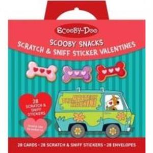 ScoobyDoo Scooby Snacks Scratch  Sniff Sticker Valentines by Insights