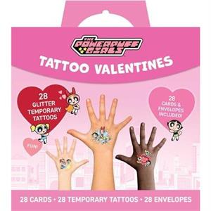 Powerpuff Girls Temporary Tattoo Valentines by Insights