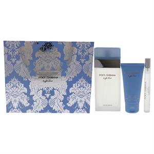 Dolce & Gabbana Light Blue Gift Set 100ml EDT + 50ml Body Cream + 10ml EDT