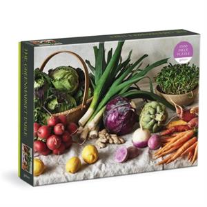 The Greenmarket Table 1500 Piece Puzzle by Galison