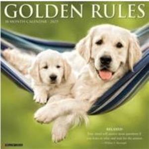 Golden Rules 2025 12 X 12 Wall Calendar by Willow Creek Press