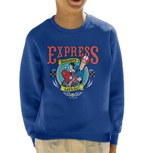 Postman Pat Express Delivery Lets Go Kid's Sweatshirt