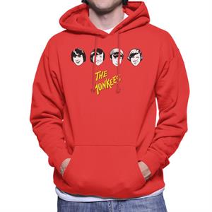 The Monkees Band Members Faces Men's Hooded Sweatshirt