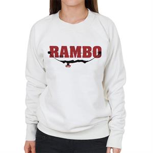 Rambo Logo Compound Bow Women's Sweatshirt