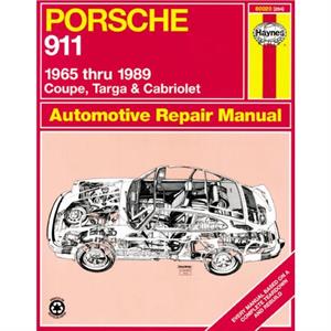 Porsche 911 19651989 for Coupe Targa  Cabriolet Haynes Repair Manual USA by Haynes Publishing