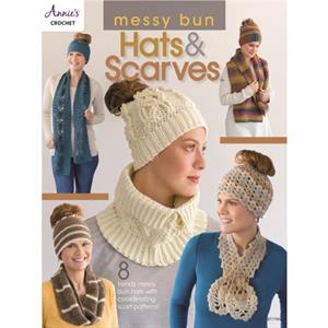 Messy Bun Hats  Scarves by Annies Crochet