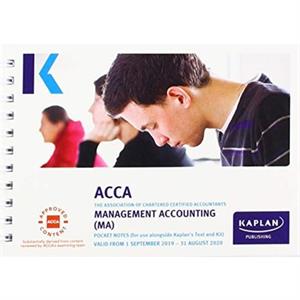 MANAGEMENT ACCOUNTING  POCKET NOTES by KAPLAN PUBLISHING