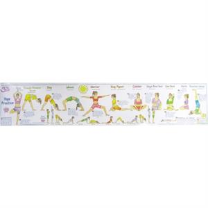 Yoga Practice Wall Chart by Liz Cook