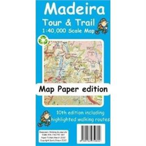 Madeira Tour and Trail Map paper edition by David Brawn