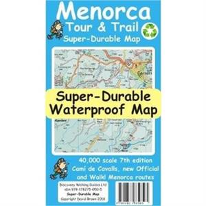 Menorca Tour and Trail Map by David Brawn