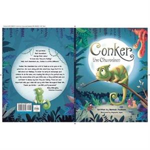 Conker the chameleon by Hannah Peckham