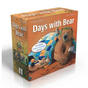 Days with Bear Set  Bear Feels Scared Bear Feels Sick Bears Loose Tooth by Karma Wilson & Illustrated by Jane Chapman