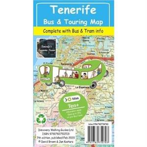 Tenerife Bus  Touring Map by Jan Kostura