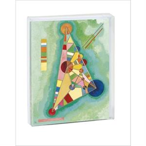 Variegation in the Triangle Vasily Kandinsky Notecard Set by Kandinsky